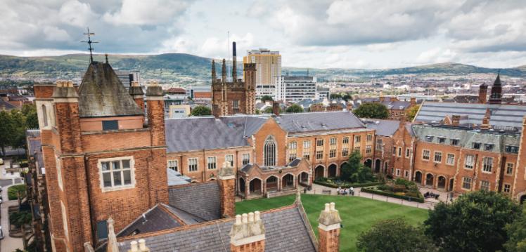 Aerial view of the main campus