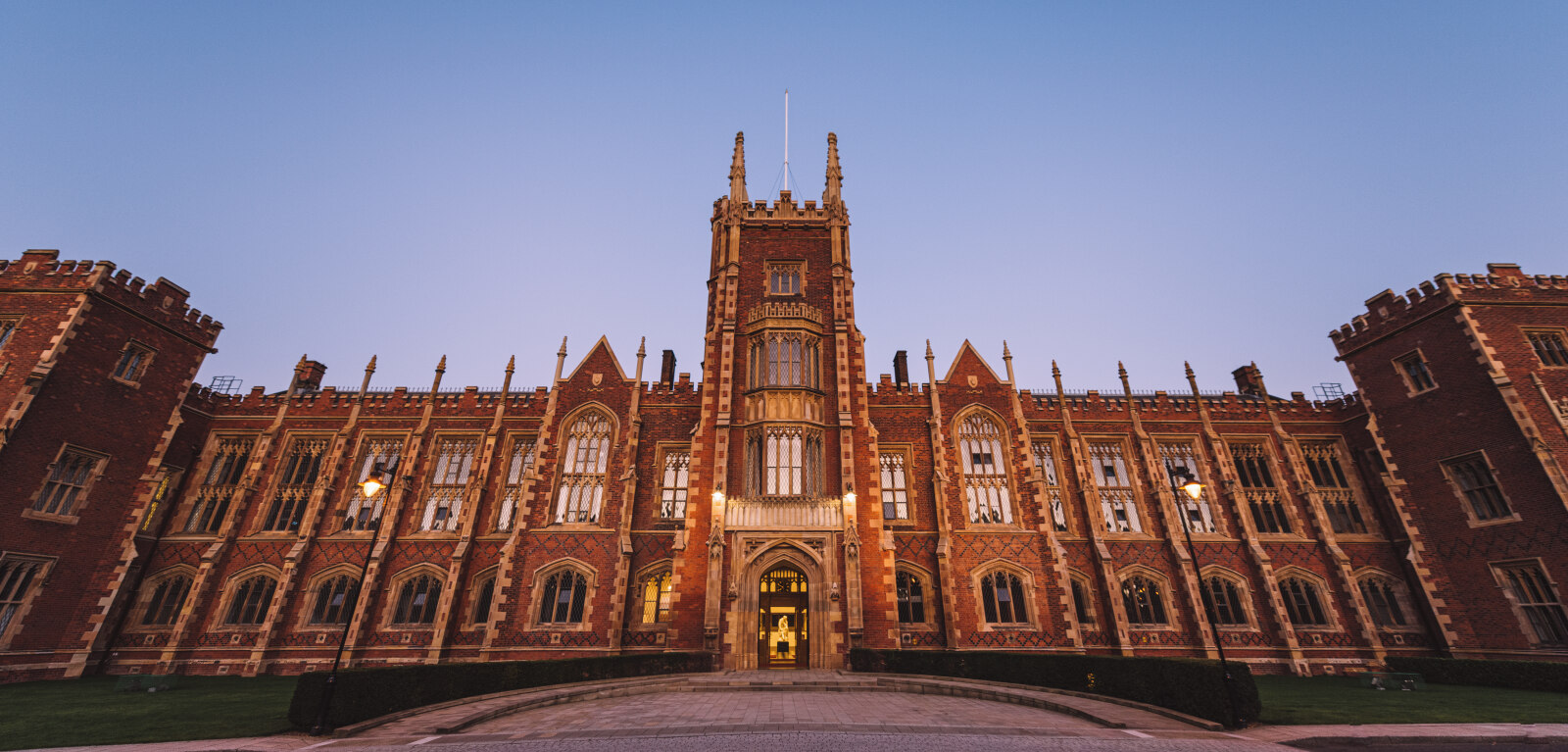 The Lanyon Building, facade of Queen's University Belfast