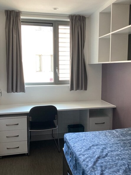 Student accommodation bedroom