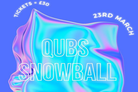 Queen's Snowball advert