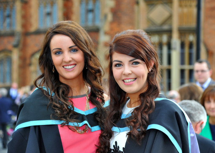 Students at graduation