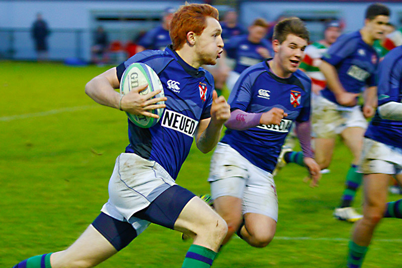 Queen's Rugby Club 1st XV in Action