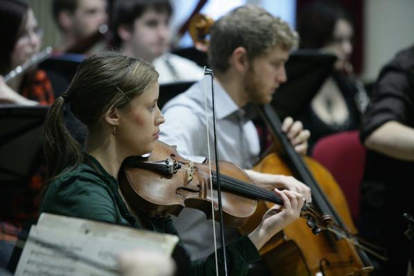 Performing in orchestra