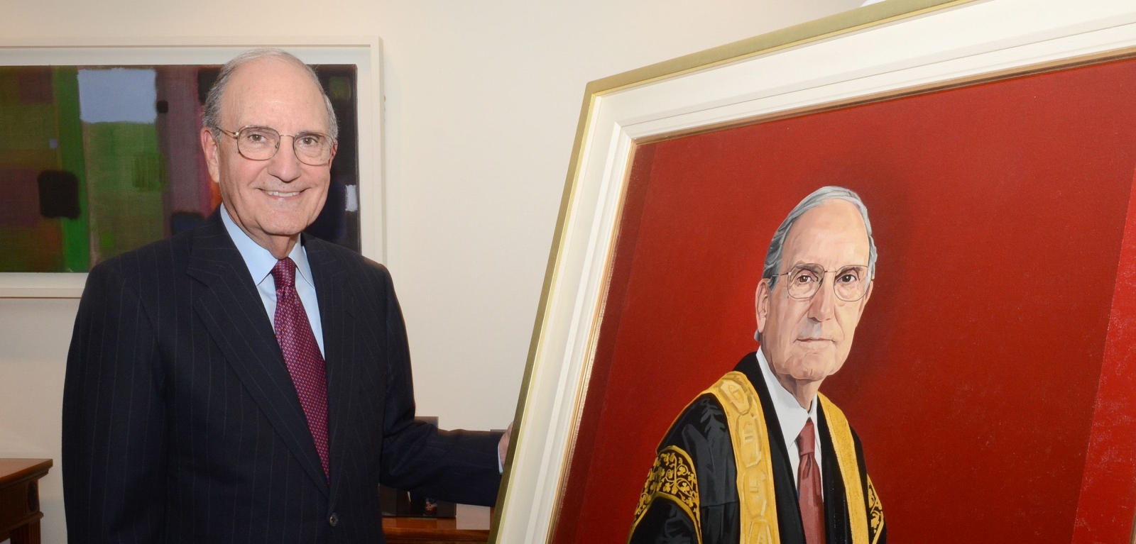 George Mitchell and portrait