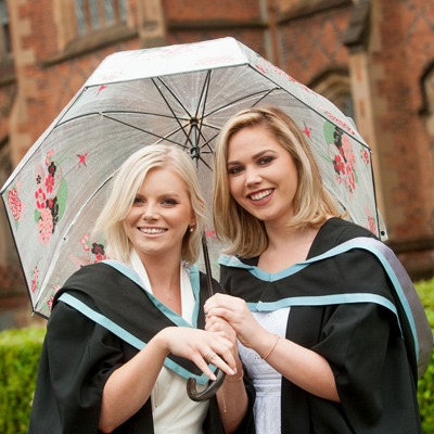 Summer Graduation at Queen's: Hanna Phoenix and Rebecca Saunders