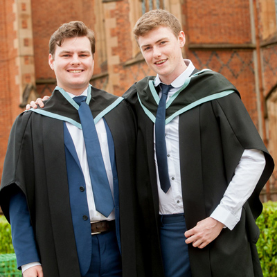 Summer Graduation at Queen's: Michael Kelly and Brian Grimley