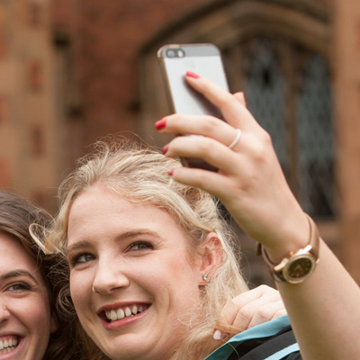 Summer Graduation at Queen's: Siobhan McNally, Clara Valderrama and Francesca Ross