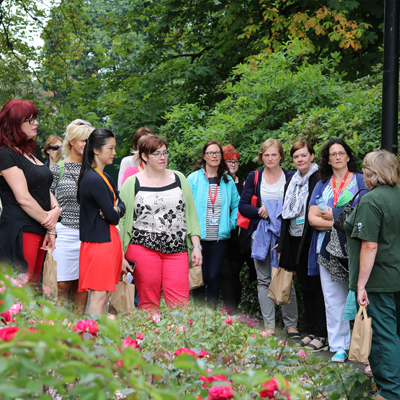 Wellbeing at Queen's arranged walking tours of Botanic Gardens and Friars Bush for staff throughout August.