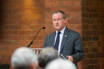 VC Patrick Johnston at the Chief Executive club event 2016 