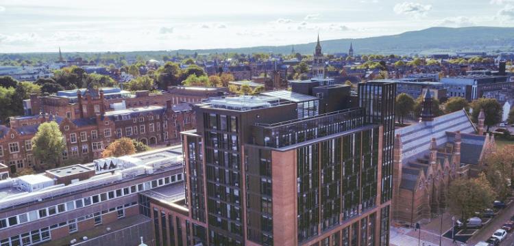 New law building from University street