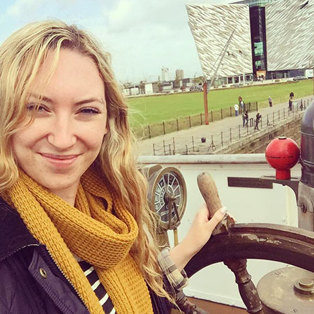 Photo of the titanic museum from the deck of the SS Nomadic