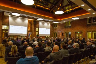 Room view of the Russell Napier Event 2016 in Riddel Hall, QUB.