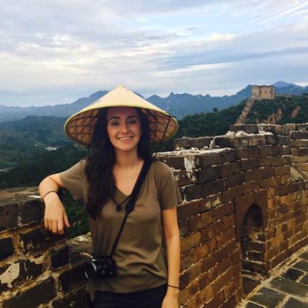 Shona at the great wall of China