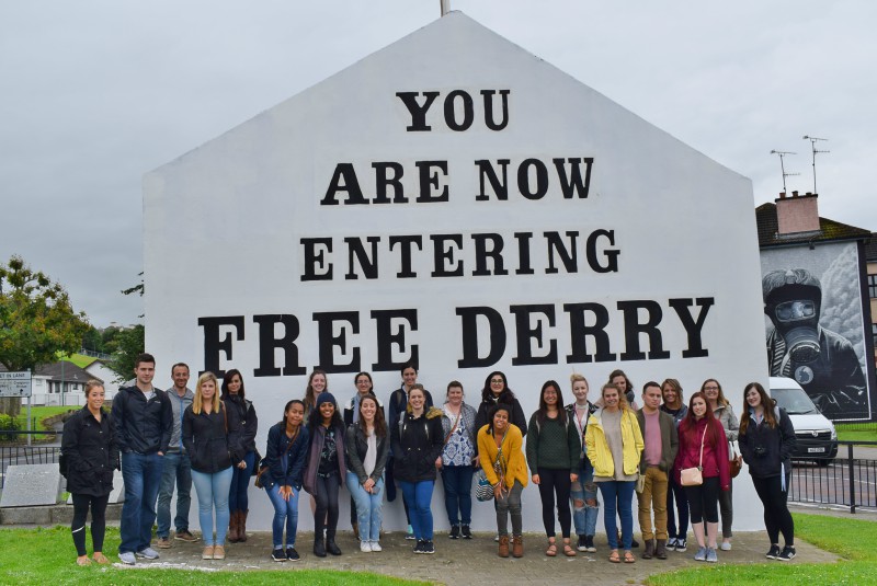 Students Free Derry Wall Summer School 2017