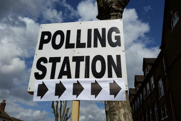 Polling Station Sign 