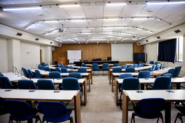 Empty conference room