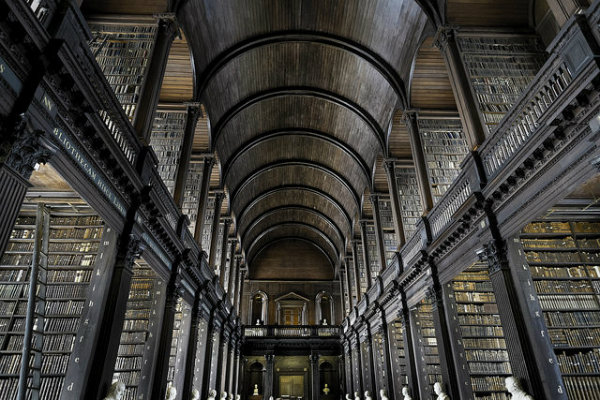 Black and white library