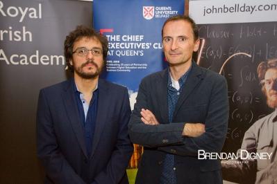 Professor Mauro Paternostro (Queen's University of Belfast) and Professor Antonio Acin