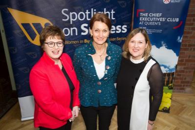 Roseann Kelly, CEO of Women in Business with Margot Slattery and Elspeth Beard