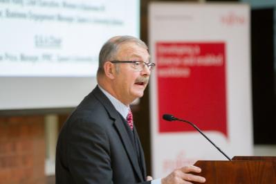 Acting President and Vice Chancellor, Professor James McElnay welcomed the audience to the event