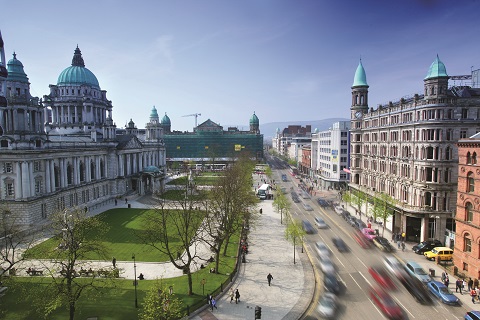 city hall aerial