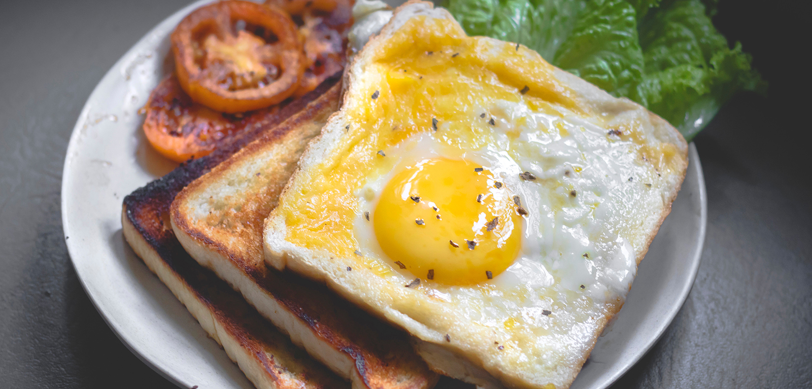 fried egg banner