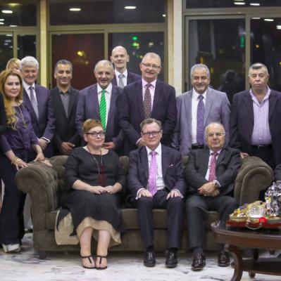 The Vice-Chancellor pictured during his recent international visit to Dubai, Jordan and India