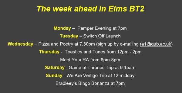 elms week ahead
