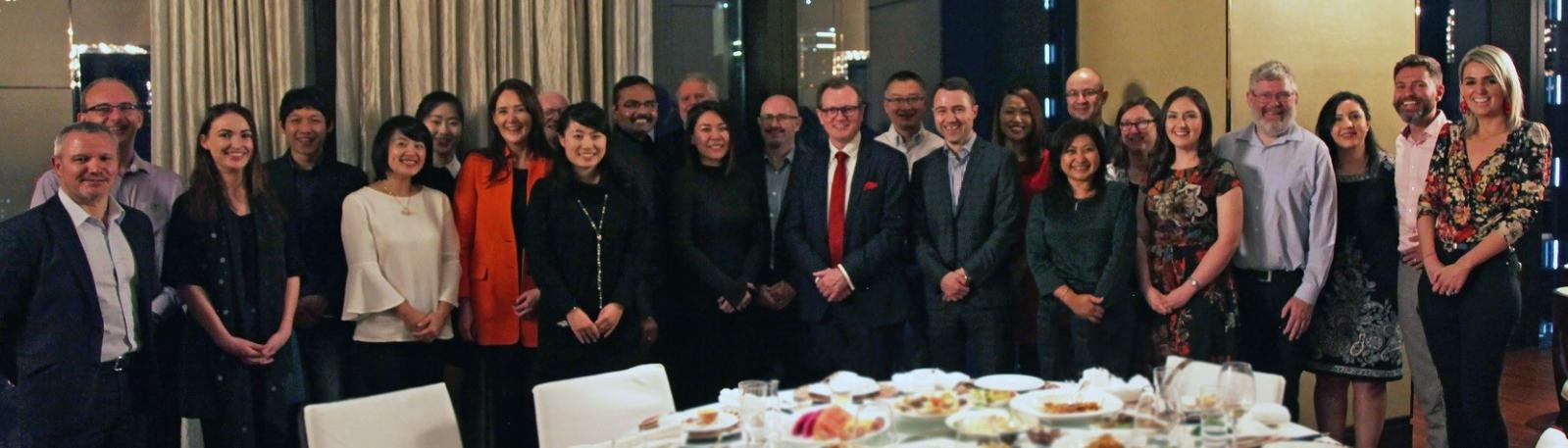 Vice-Chancellor with the QUB delegation and CQC staff in Shenyang 