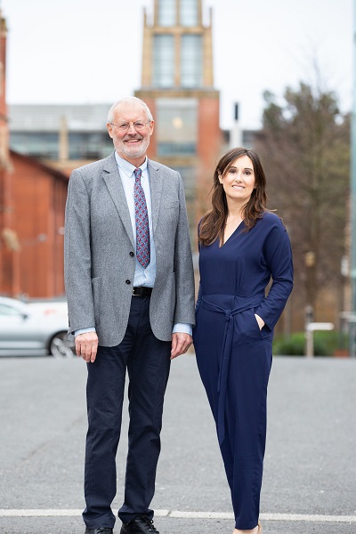 Professor John Bratton with Dr Joanne Murphy, Interim Director of the William J. Clinton Institute at Queen's University Belfast