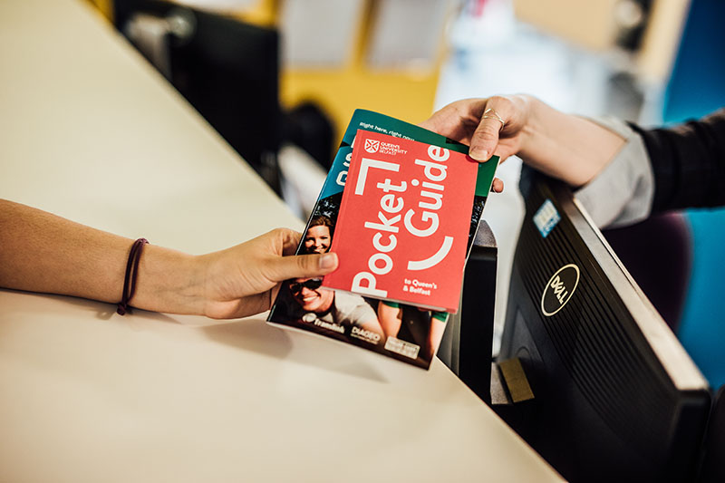 Pocket Guide at ISS desk