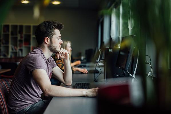 Access the on-site computer facilities.