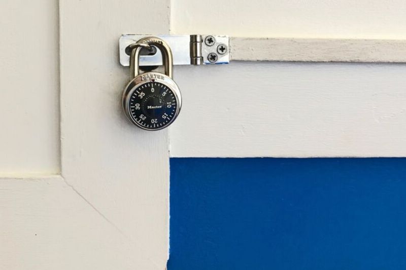 a lock