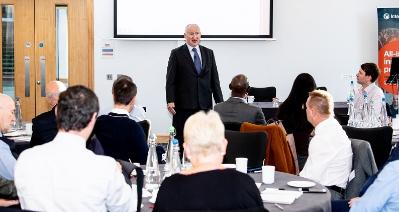 Dr Lawrence Dooley, delivery his Masterclass, 'Innovation Growth in SMEs: Exploring Successful Innovation Practice '