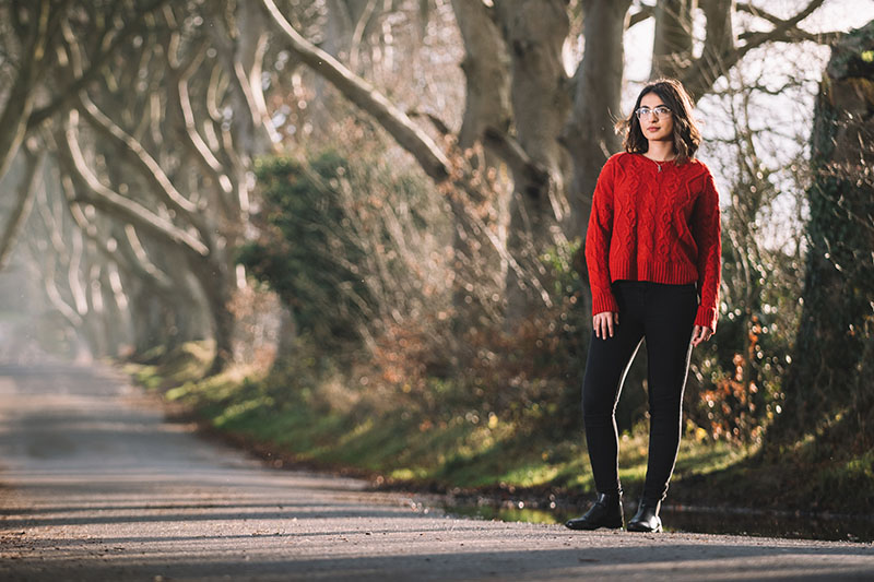 Tuba at the Dark Hedges