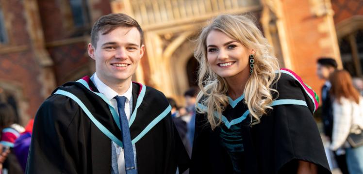 Mark McGlinn and Niamh Quinn at Graduation