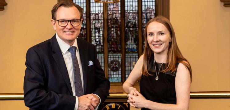 Photo: Professor Ian Greer and Professor Máire O'Neill