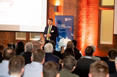 Professor Mark Price, Pro-Vice-Chancellor for the Faculty of Engineering and Physical Sciences introducing the 2020 Sir Bernard Crossland Lecture