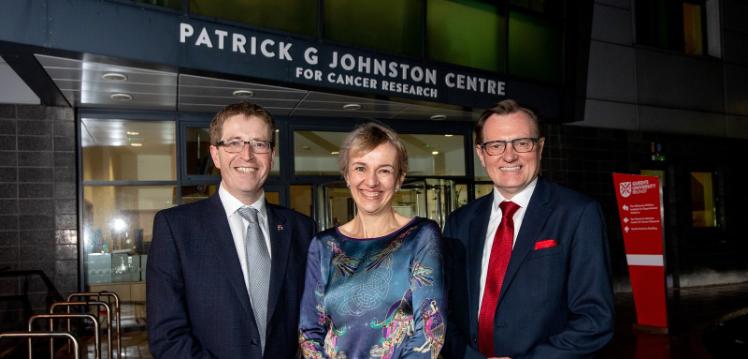 Chris Scott, VC and Patrick Johntson's wife at the front of the PGJCCR