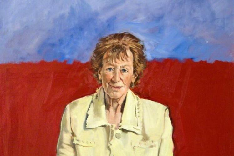 Painting of Dame Ingrid Allen 
