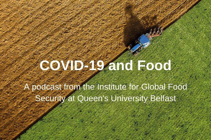 Covid-19 and food podcast logo