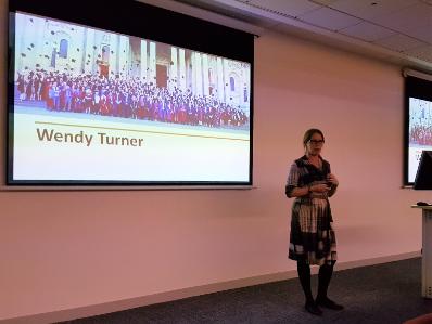 Professor Wendy Turner presenting at WeCAN - a GEO Event