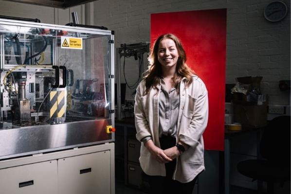 Female PhD researcher