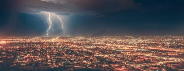 An electrical storm