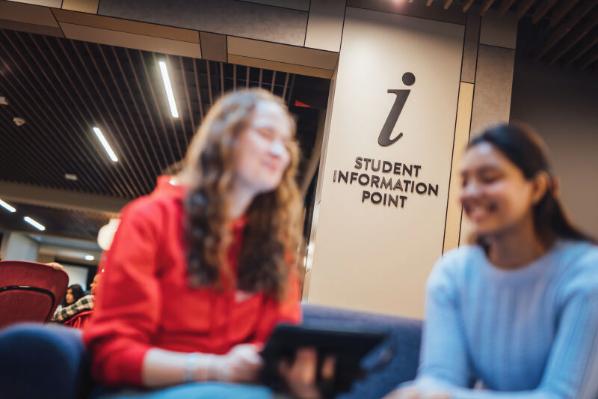 Students and Staff in the One Elmwood Students Union building