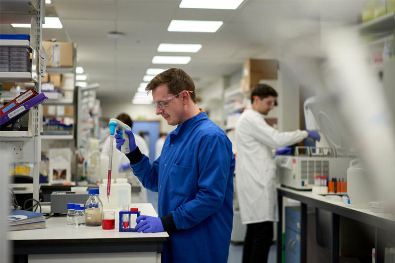 Man In blue coat for Keystone