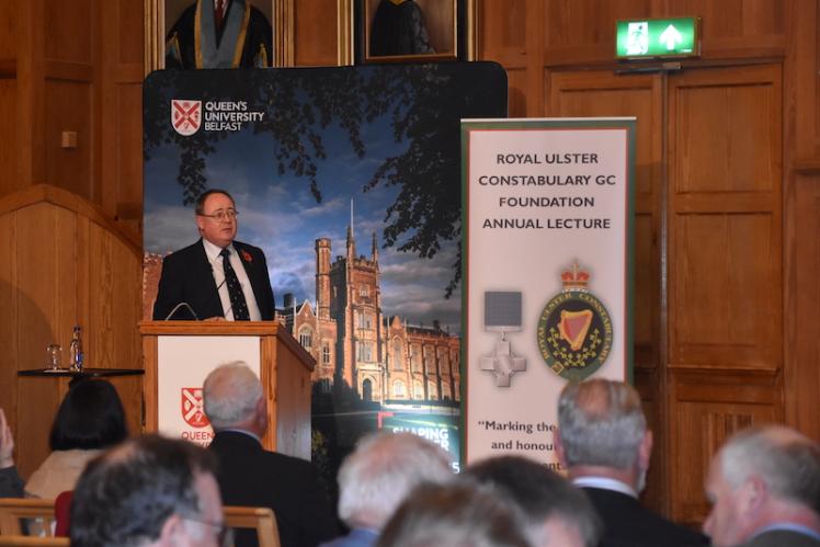 Andrew Carpenter giving the 2023 RUC GC Foundation lecture