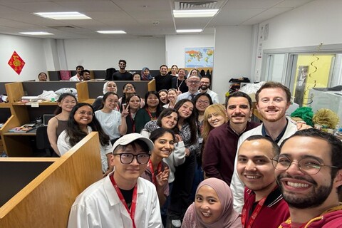 Adriparna and her lab mates