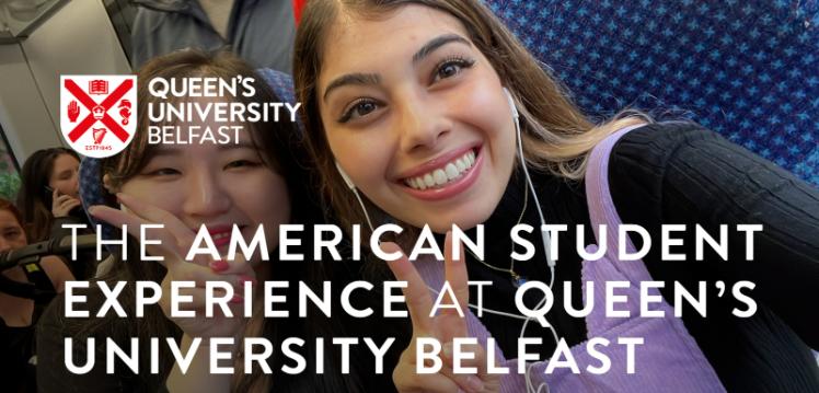Two students on train in NI