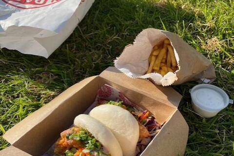 Bao buns and fries